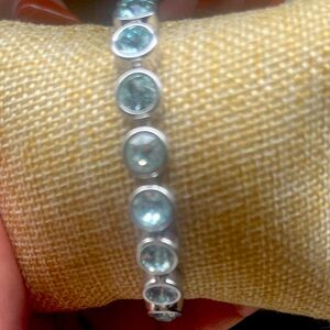 Beautiful TC ICE  bracelet light crystal blue